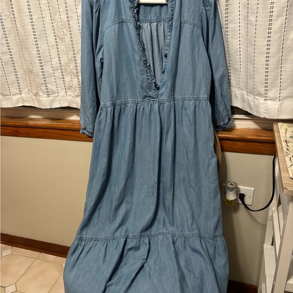 Westbound Light Blue Maxi Dress - Picture 1 of 5